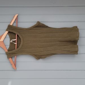 Anthropologie textured tank top